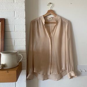 L’Agence Silk Blouse size Small